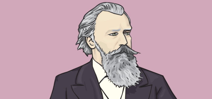 dessin brahms portrait brahms