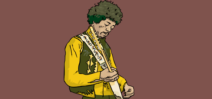 dessin hendrix portrait jimi hendrix