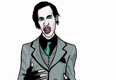 portrait marilyn manson marilyn manson illustration