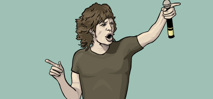 dessin mickjagger portrait mick jagger