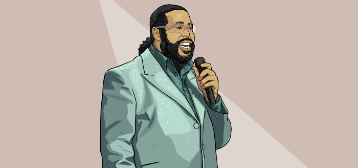 dessin barry white portrait barry white